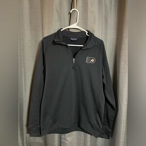 S | Philadelphia Flyers Quarter Zip Jacket by Sport-Tek